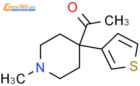 514181 52 3 1 1 methyl 4 thiophen 3 yl piperidin 4 yl ethanone化学式结构式