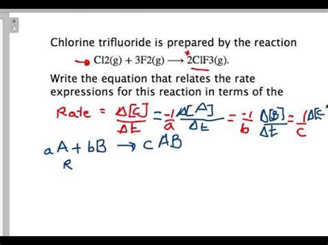 Kinetics Relative Reaction Rate YouTube