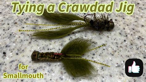 Tying A Crawdad Jig YouTube