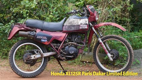 Honda XL125R Paris Dakar Motorcycle Full Restoration Limited Edition