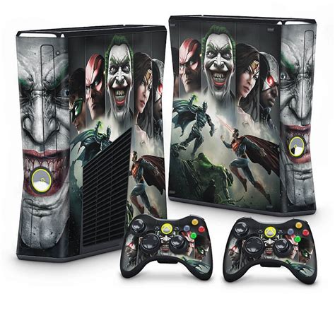 Xbox 360 Slim Skin Injustice Pop Arte Skins