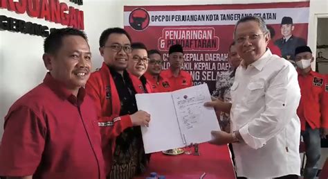 PDIP Tangsel Buka Penjaringan Pilkada 2024 Wanto Tidak Ada Perlakuan