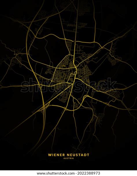 Wiener Neustadt Austria City Map Style Stock Illustration 2022388973 | Shutterstock