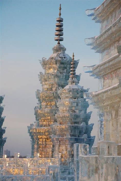 Ice and Snow World Harbin | Ice sculptures, Snow sculptures, Ice art