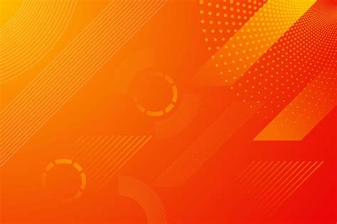 Premium Vector Abstract Minimal Orange Background With Geometric Panel