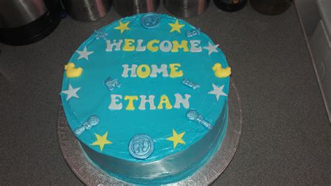 Welcome Home Cake Baby Boy Desserts Galore Pinterest Cake Baby