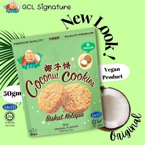 Crispy Coconut Cookies Original Flavor Biskut Kelapa Ranggup Perisa