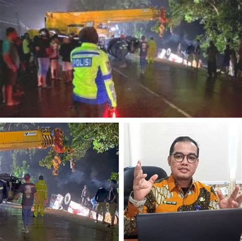 Bus Rekanan PT RAPP Kecelakaan Satu Pekerja Di PT RAPP Meninggal Foto