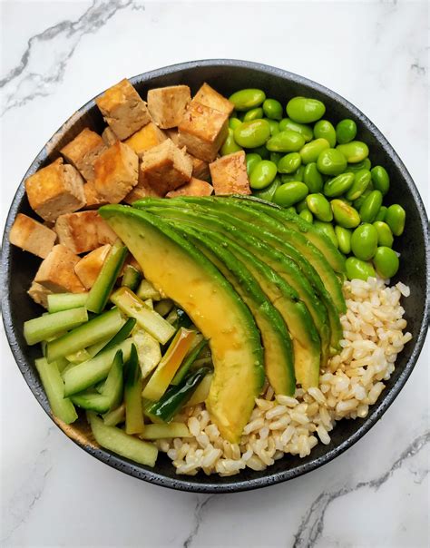 Teriyaki Tofu Power Bowl Vegan Easy Veganeasy Org