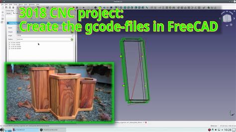 3018 CNC Project Create The Gcode Files In FreeCAD YouTube