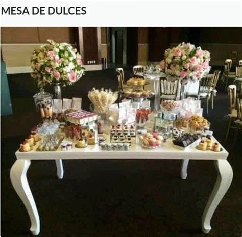 Mesa De Dulces En Tono Rosa 🌹 Foro Organizar Una Boda Mx