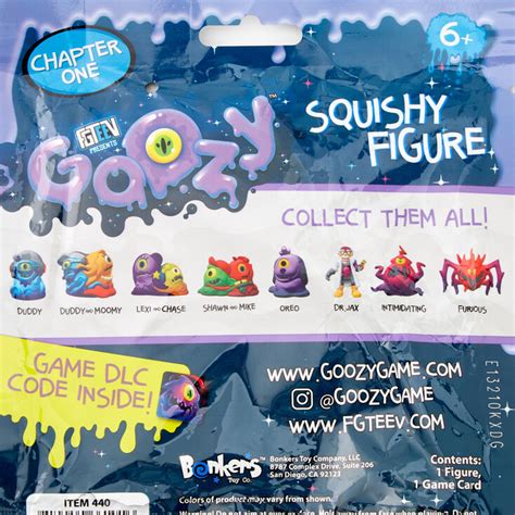 Fgteev™ Goozy Squishy Figure Blind Bag Styles May Vary