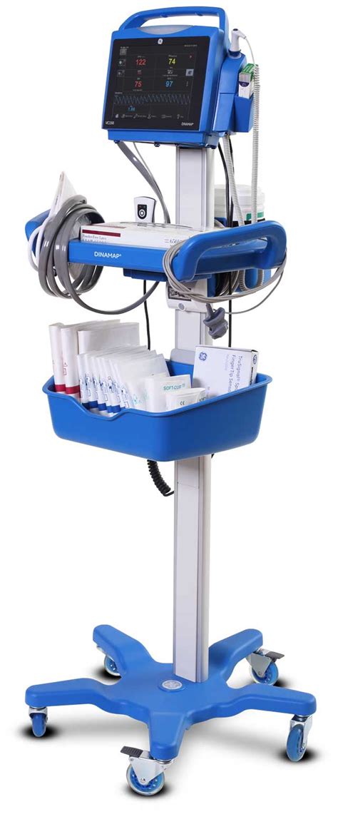 Ge Carescape V100 Dinamap Rolling Stand