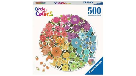 Ravensburger Puzzle Circle Of Colors Flowers 500 Teile Puzzle