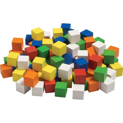 Color Cubes Wooden Set Of 510 Bulk Pricing