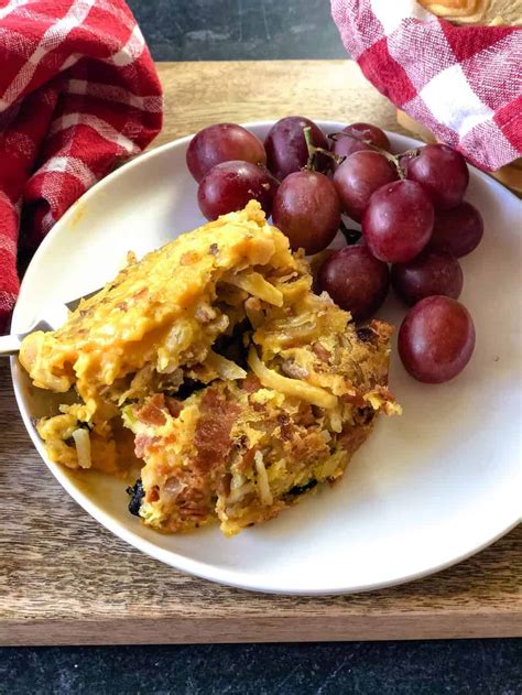 Plant Based Hash Brown Casserole With Just Egg Veggie Fun Kitchen