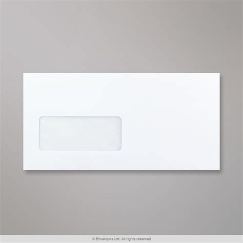 Envelope Dl Window Self Seal White Gsm