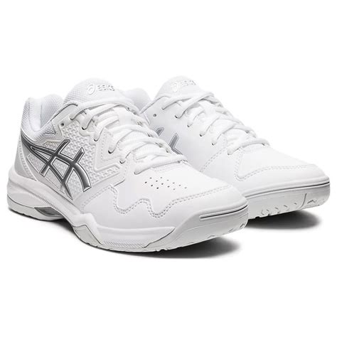 Asics Womens Gel Dedicate 7 Tennis Shoes Whitepure Silver