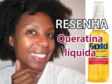 Resenha Reconstrução queratina líquida Niely Gold YouTube