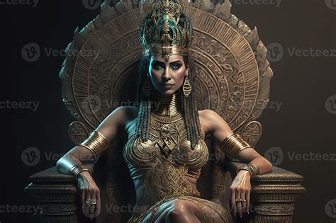 An Egyptian woman, Queen Cleopatra. History of Ancient Egypt. 22966127 Stock Photo at Vecteezy