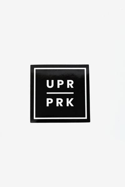 Black Box Logo Sticker – Upper Park