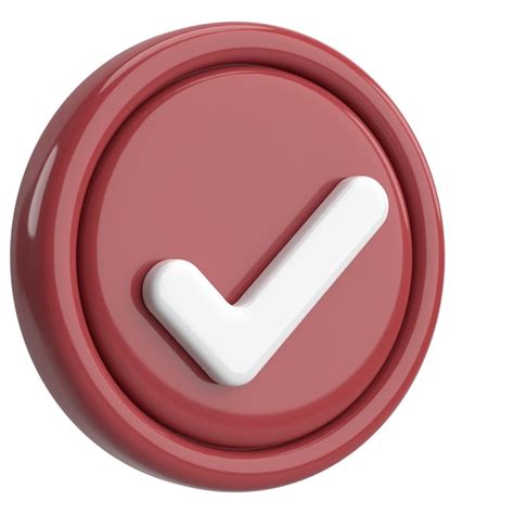 Premium Photo D Checkbox Check Mark D Illustration