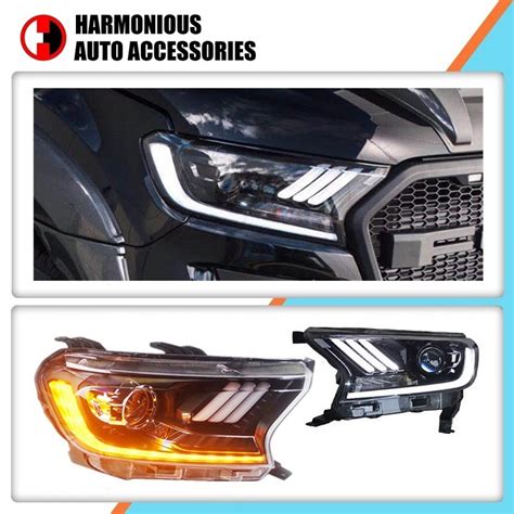 For Ford For Ranger T T Wildtrak Dynamic Drl Turn Signal White