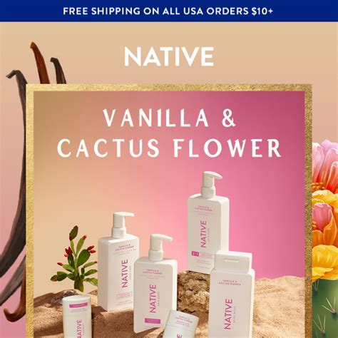 Native Cactus Flower And Vanilla Top Sellers