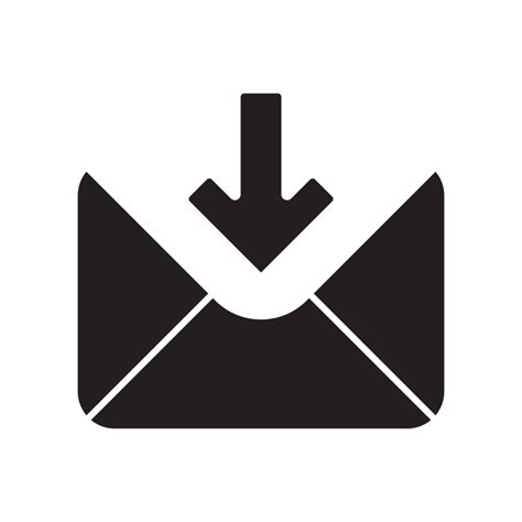 Email And Mail Icon Black 20009599 Png