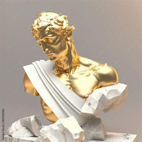 Stoic Statue Male Stoicism Stock Illustration Adobe Stock