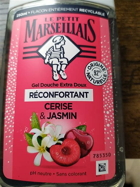 Composition LE PETIT MARSEILLAIS Réconfortant Gel douche cerise