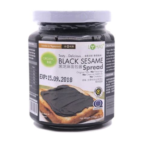 Lohas Organic Black Sesame Spread Shopee Malaysia