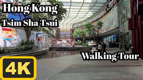 Walking In Hong Kong 4K TsimShaTsui Walking Tour ASMR 2023