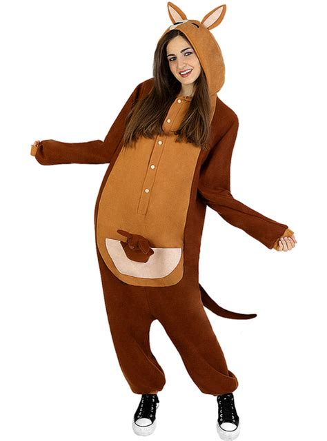 Onesie Kangaroo Costume For Adults Express Delivery Funidelia