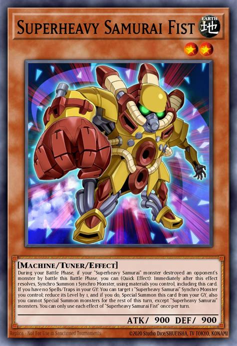 Superheavy Samurai Fist Yu Gi Oh Card Database Ygoprodeck