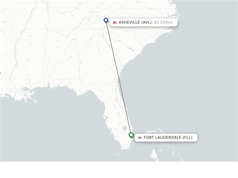 Direct Non Stop Flights From Fort Lauderdale To Asheville Schedules