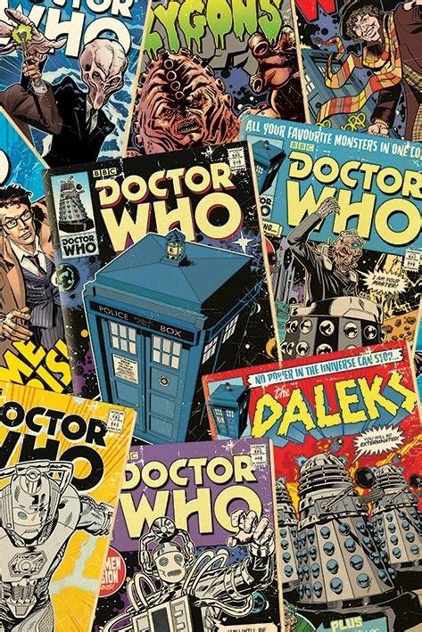 Doctor Who Comic Montage Póster Lámina Compra En Posters Es