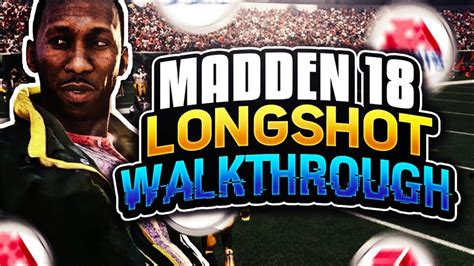 Madden 18 Longshot Career Mode PS4 Gameplay Walkthrough Devin Wade