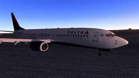 Hd Fsx Delta Airlines Landing In Los Angeles Youtube