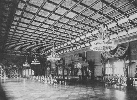 [Photo] Interior of Houmei room, Imperial Palace, Tokyo, Japan, late ...