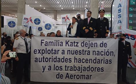 Aeromar Pilotos Y Sobrecargos Protestan En Aicm Por Quiebra Técnica