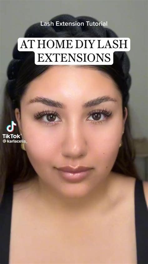 At Home Diy Lash Extensions Amazon Lash Clusters Faux Mink Natural