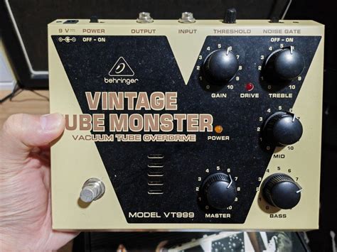 Behringer Vt Vintage Tube Monster Overdrive Guitar Pedal Brand New