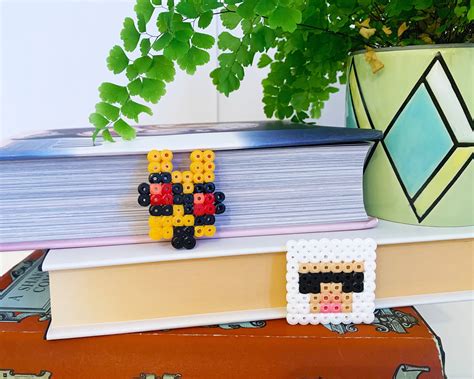 Hermitcraft Mycelium Resistance Sheep Hama Perler Beads Etsy