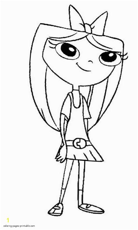 Phineas And Isabella Coloring Pages Coloring Pages