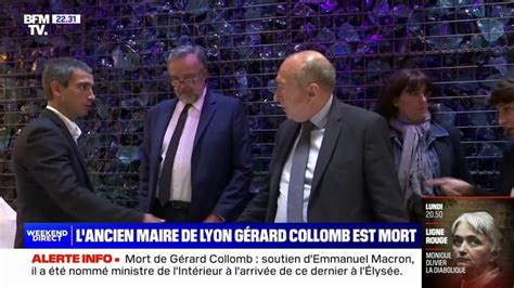 Gérard Collomb ancien maire de Lyon et ancien ministre de l Intérieur