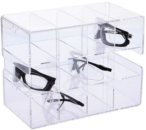 Fisherbrand™ Acrylic Safety Glasses Holder 12-Unit | Fisher Scientific