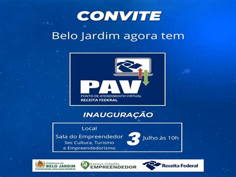 Belo Jardim Ganha Ponto De Atendimento Virtual Da Receita Federal Bj