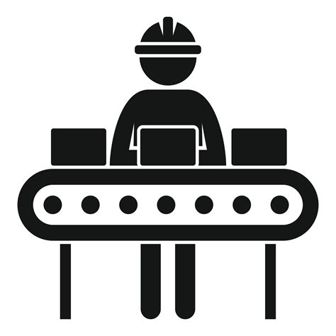 Labor Assembly Line Icon Simple Style 14629724 Vector Art At Vecteezy