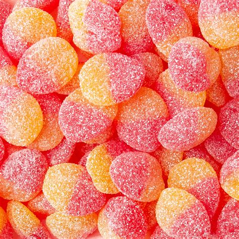 Mini Sour Peach Gummies • Gummies And Jelly Candy • Bulk Candy • Oh Nuts®